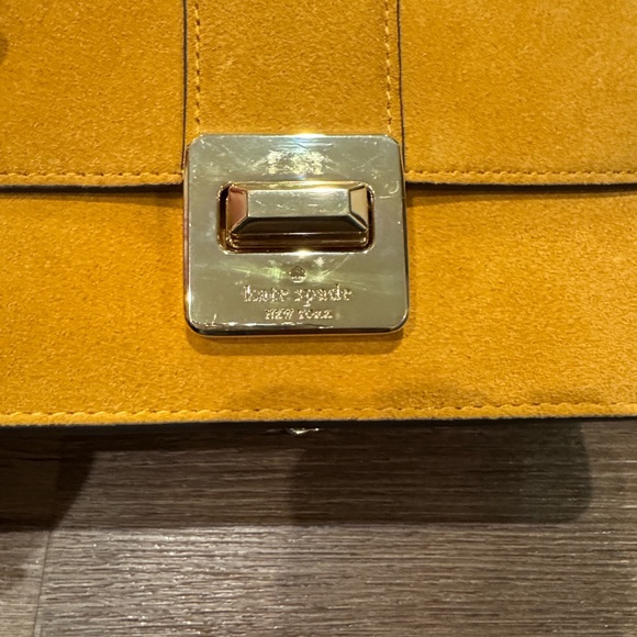 Kate Spade PHOEBE SUEDE TURNLOCK MINI FLAP CROSSBODY - Picture 11 of 11